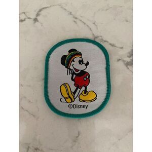 Disney Rasta Mickey Mouse Oblong Shape Sewing & Craft Iron-on Patch